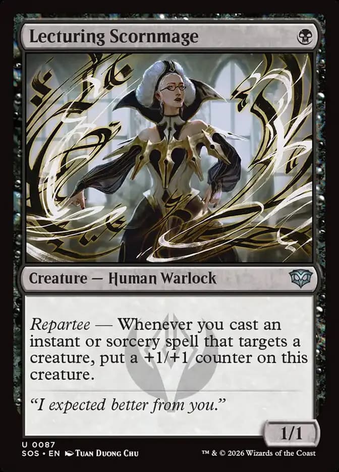 Card image of Lecturing Scornmage