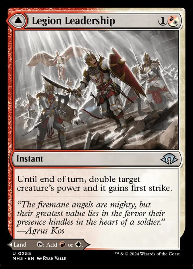 Card image of Legion Leadership / Legion Stronghold