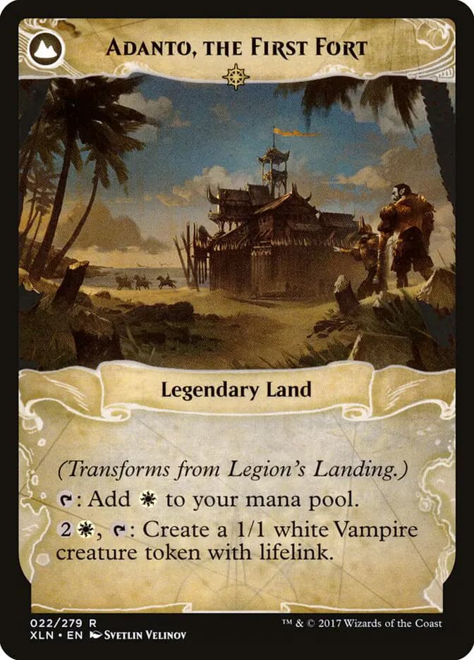Card image of Legion's Landing / Adanto, the First Fort