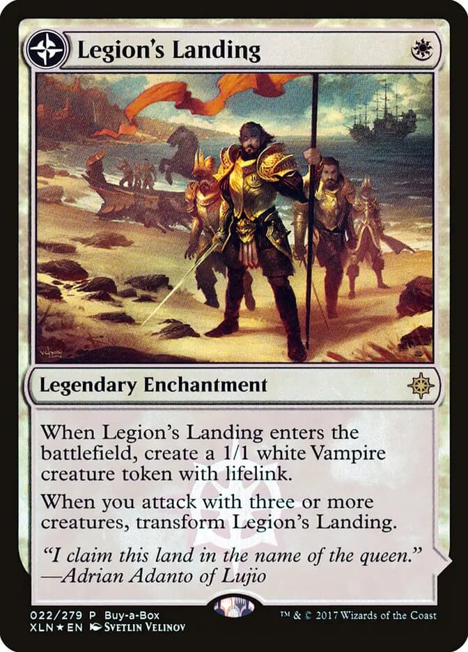 Card image of Legion's Landing / Adanto, the First Fort