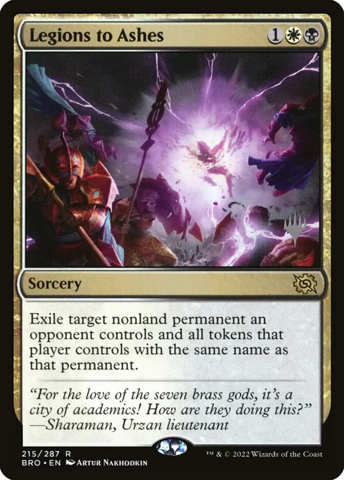 Card image of Legions to Ashes