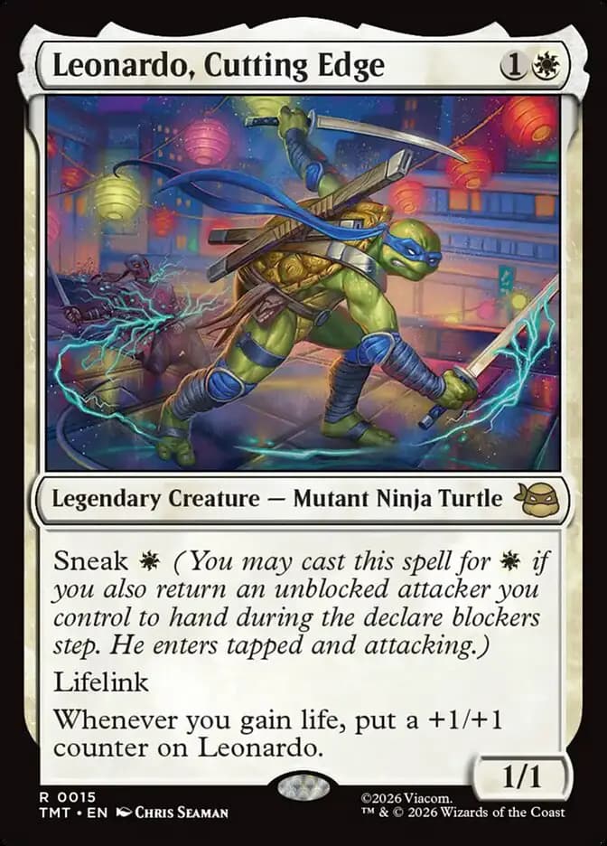 Card image of Leonardo, Cutting Edge
