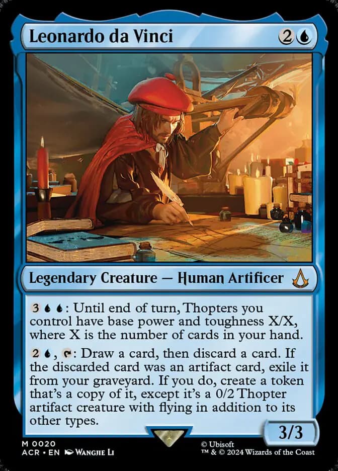 Card image of Leonardo da Vinci