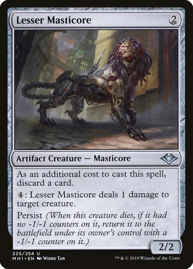 Card image of Lesser Masticore