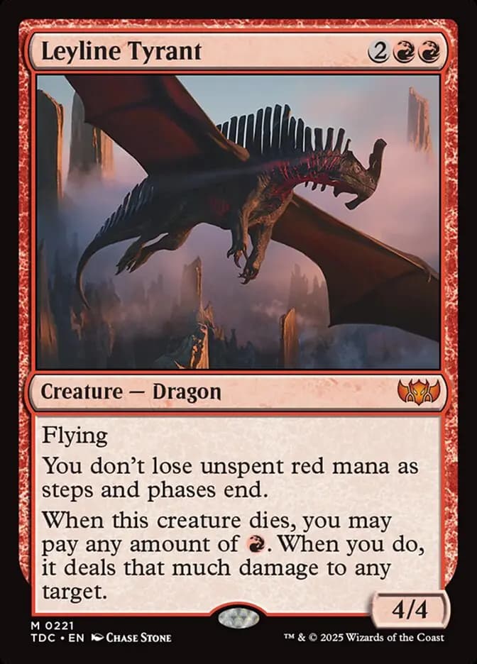 Card image of Leyline Tyrant