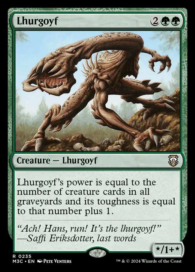 Card image of Lhurgoyf