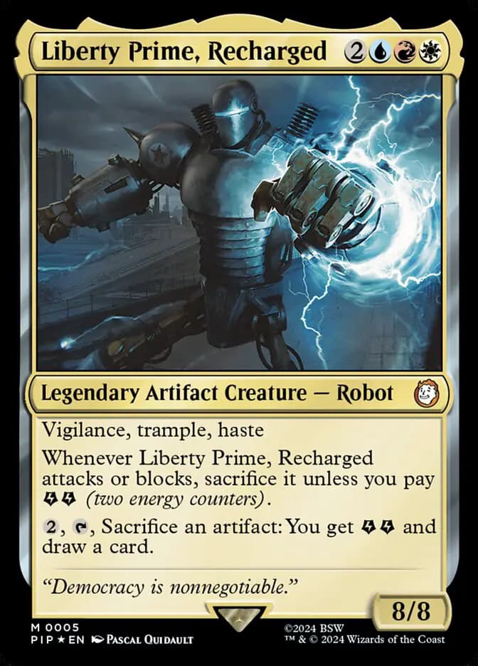 Card image of Liberty Prime, Recharged