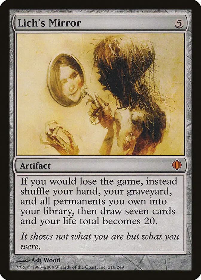Card image of Lich's Mirror