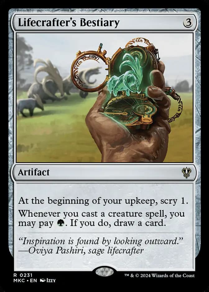 Card image of Lifecrafter's Bestiary