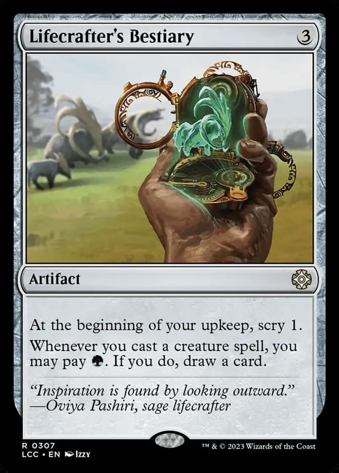 Card image of Lifecrafter's Bestiary