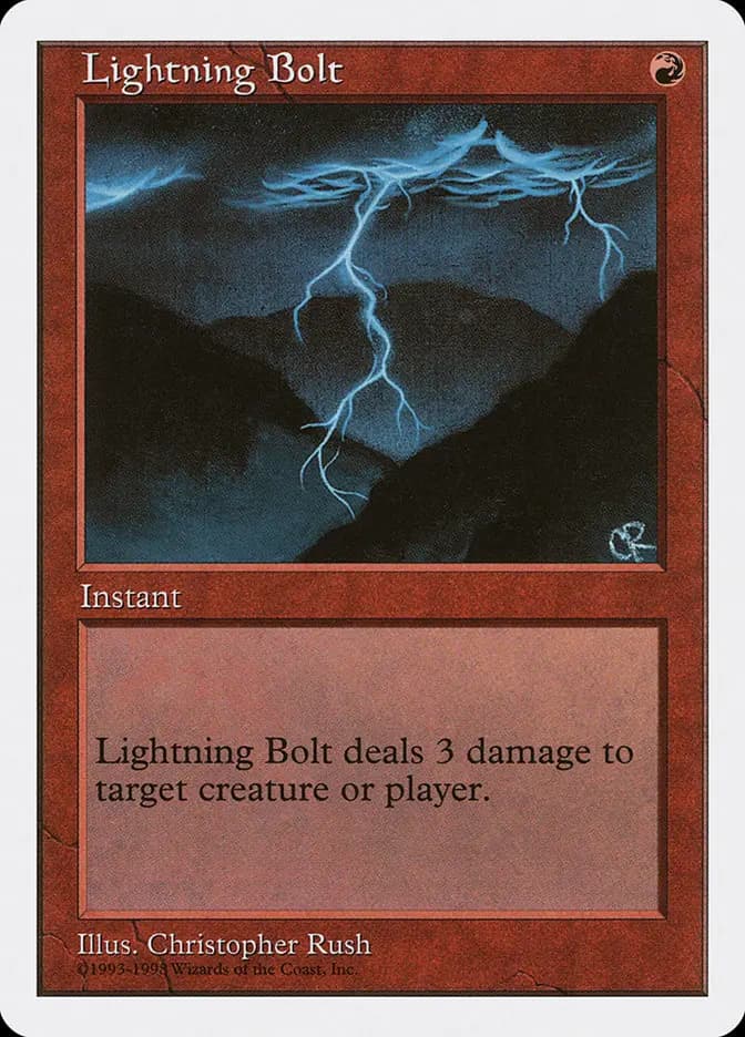 Card image of Lightning Bolt