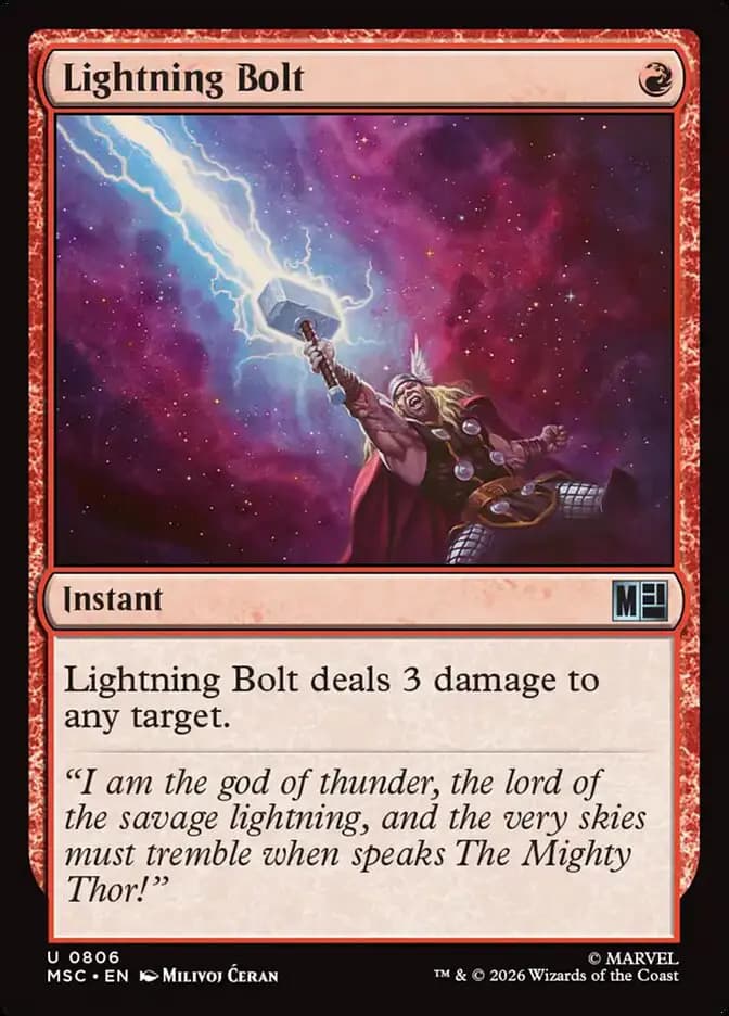 Card image of Lightning Bolt