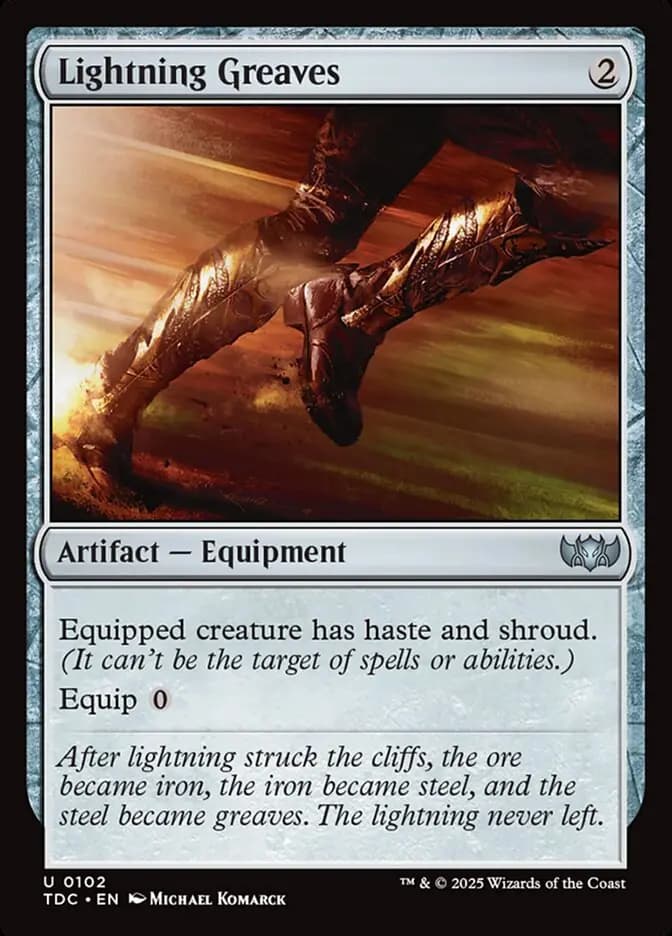 Card image of Lightning Greaves