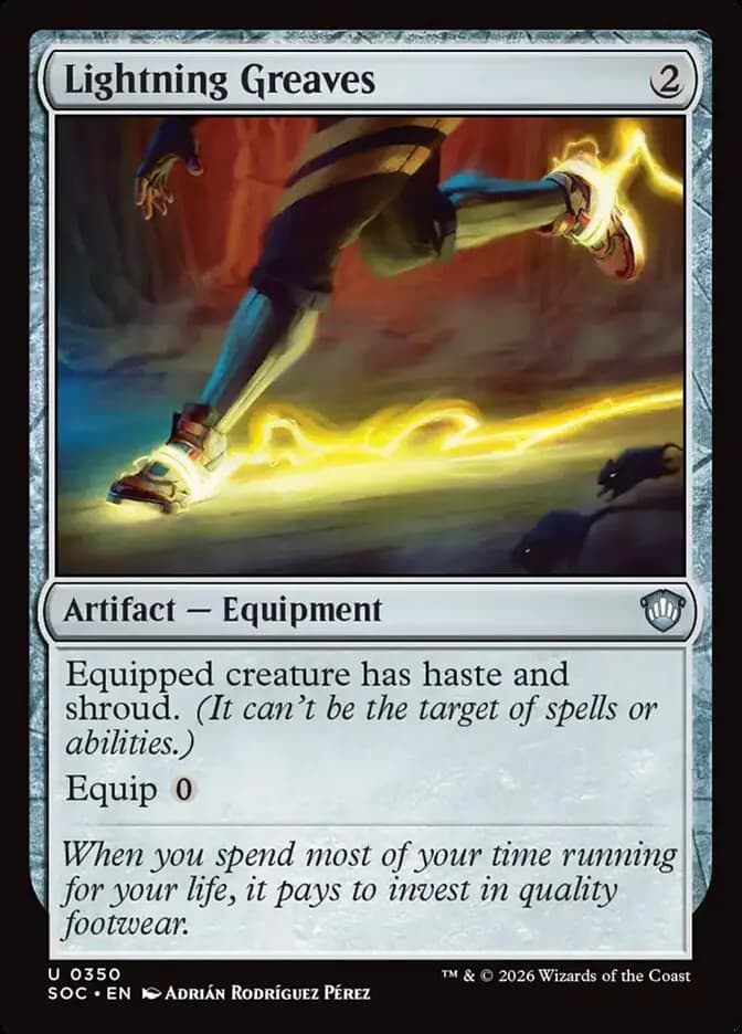 Card image of Lightning Greaves