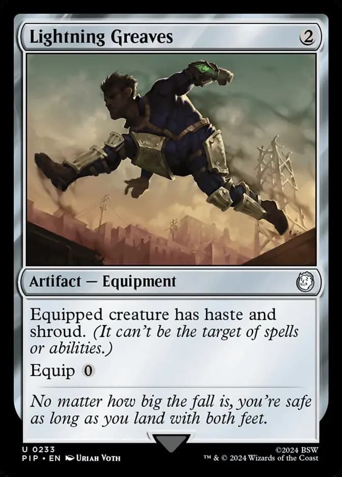 Card image of Lightning Greaves