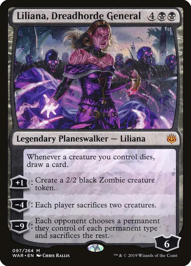 Card image of Liliana, Dreadhorde General