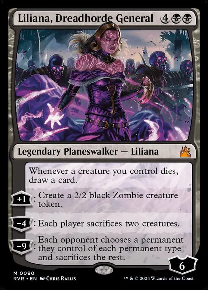 Card image of Liliana, Dreadhorde General