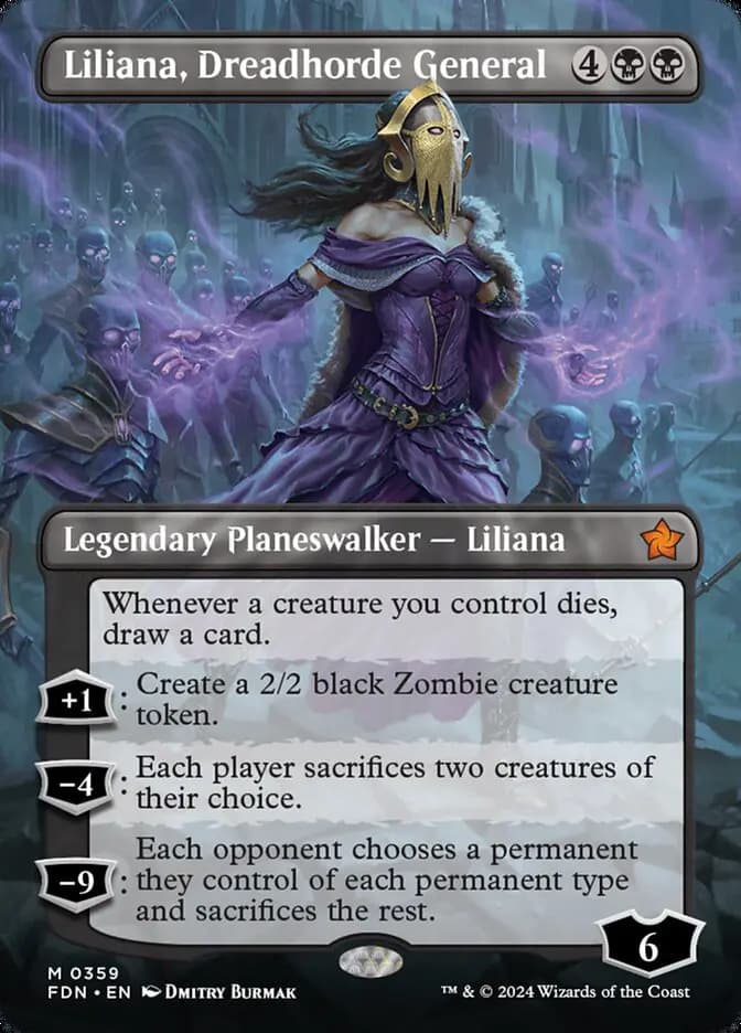 Card image of Liliana, Dreadhorde General