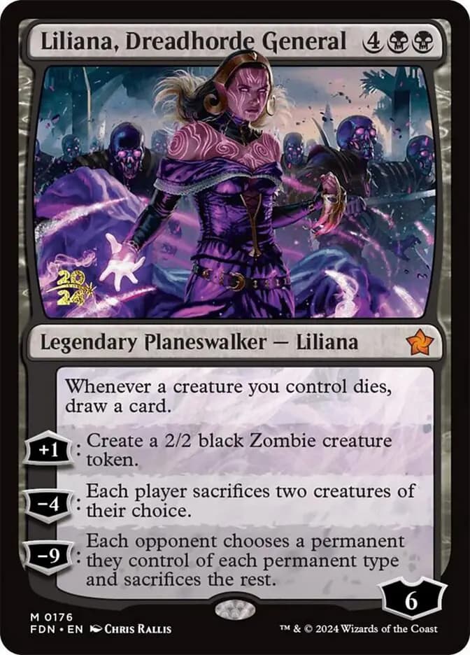Card image of Liliana, Dreadhorde General