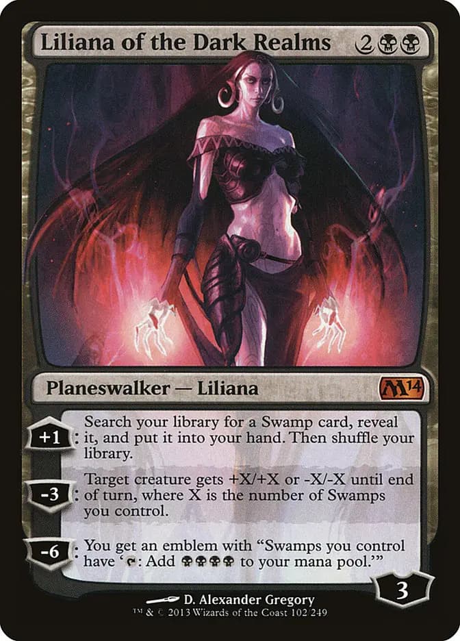 Card image of Liliana of the Dark Realms