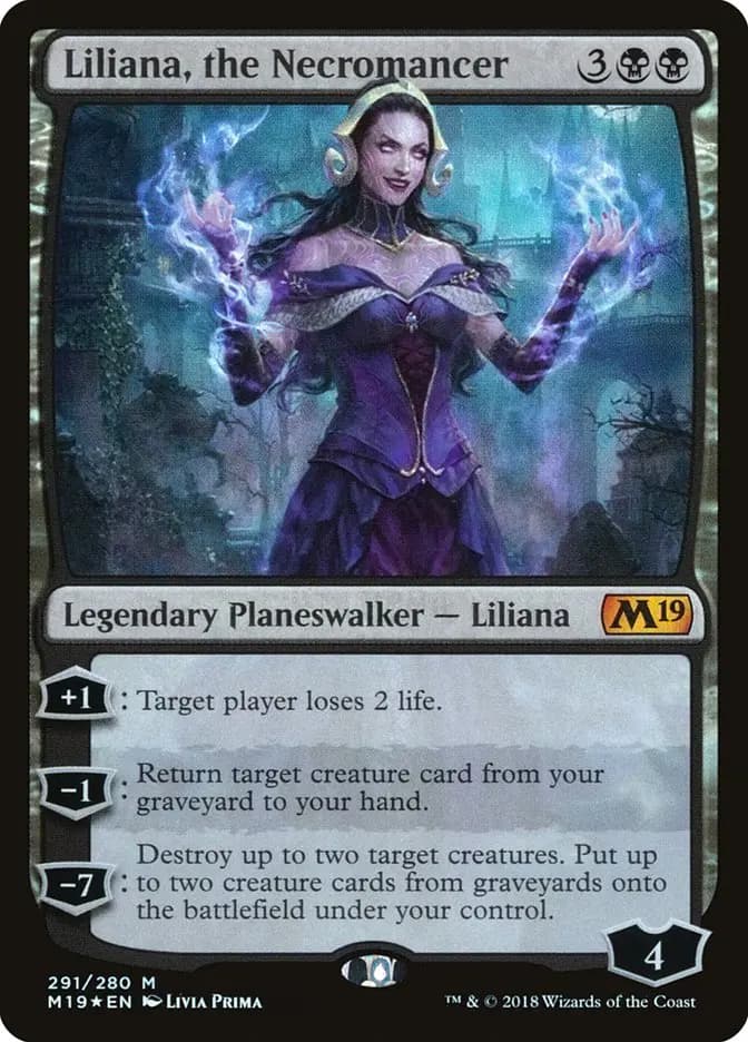 Card image of Liliana, the Necromancer