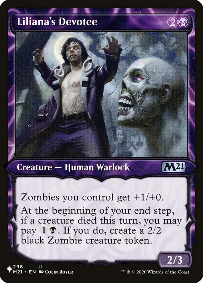 Card image of Liliana's Devotee