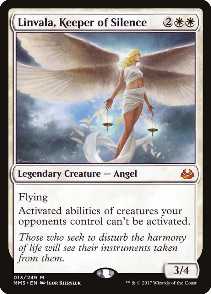 Card image of Linvala, Keeper of Silence