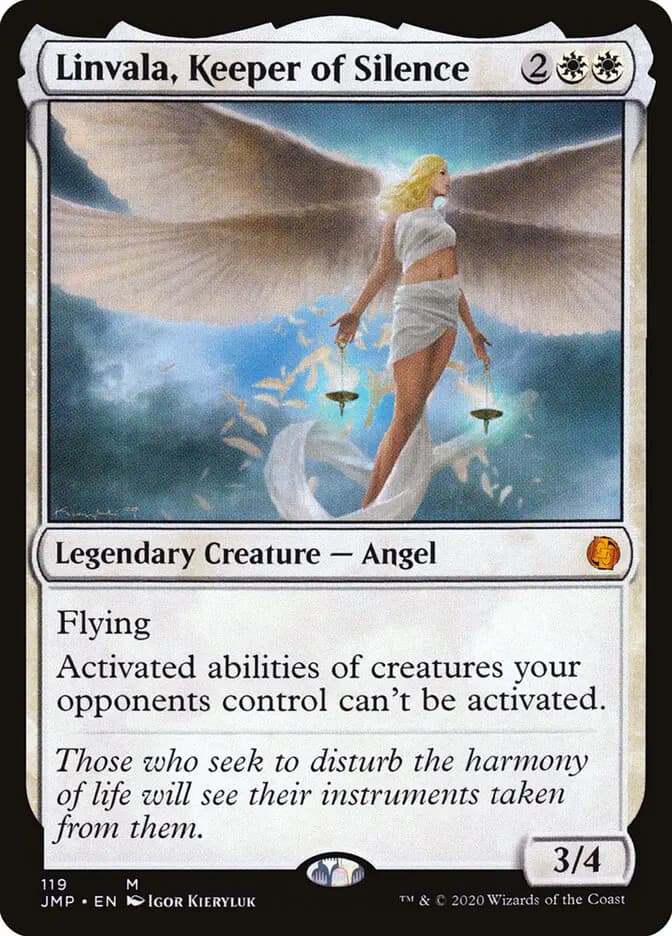 Card image of Linvala, Keeper of Silence