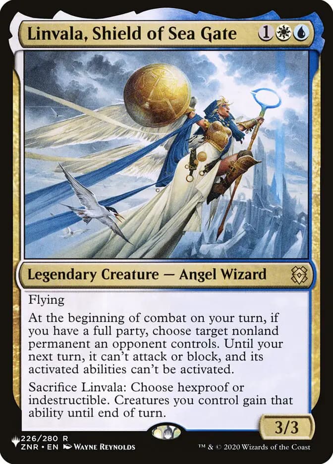 Card image of Linvala, Shield of Sea Gate