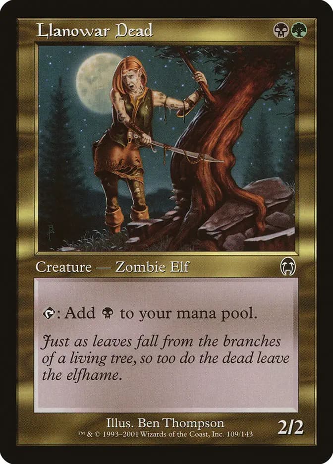 Card image of Llanowar Dead