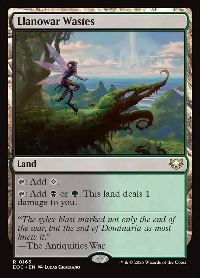 Card image of Llanowar Wastes