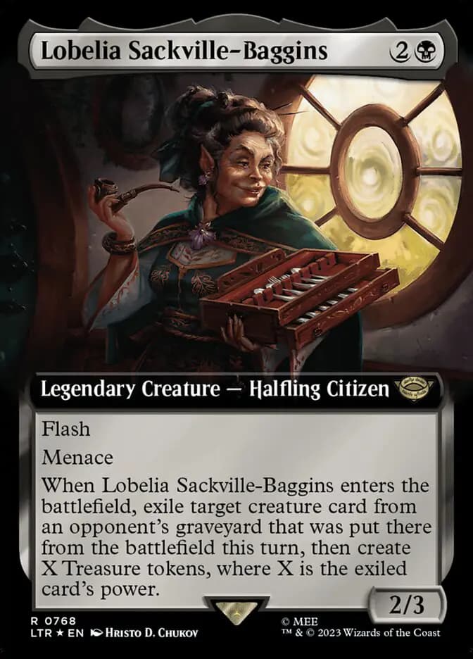 Card image of Lobelia Sackville-Baggins