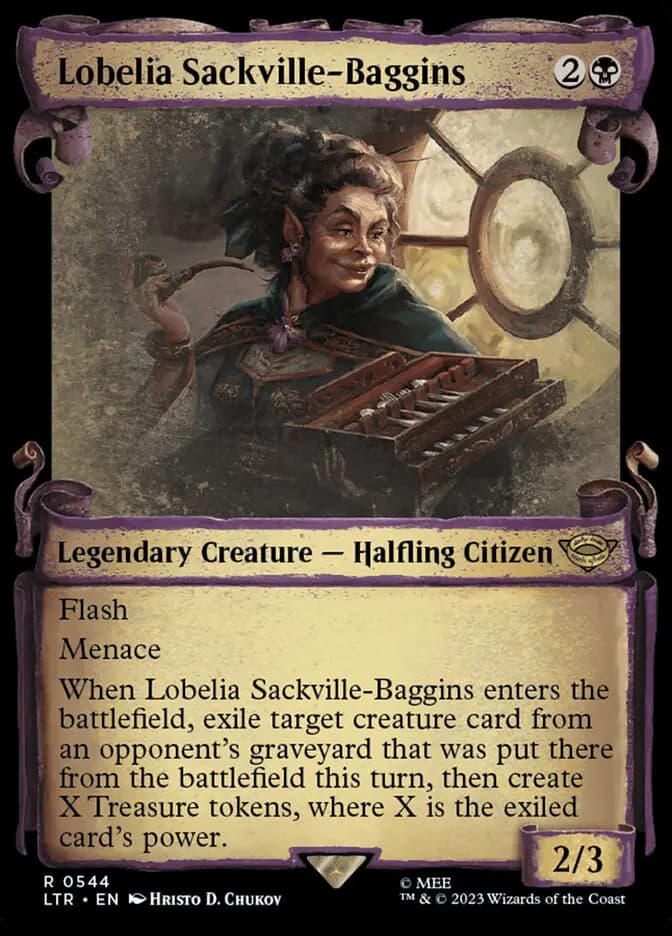 Card image of Lobelia Sackville-Baggins