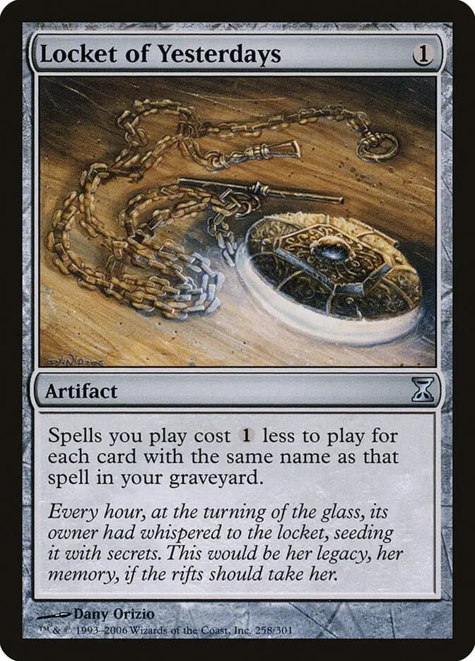 Card image of Locket of Yesterdays