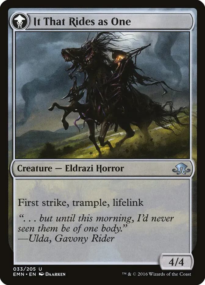 Card image of Lone Rider / It That Rides as One