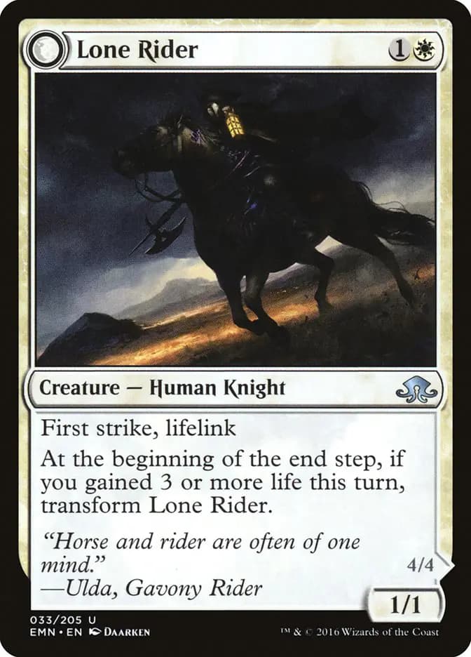 Card image of Lone Rider / It That Rides as One