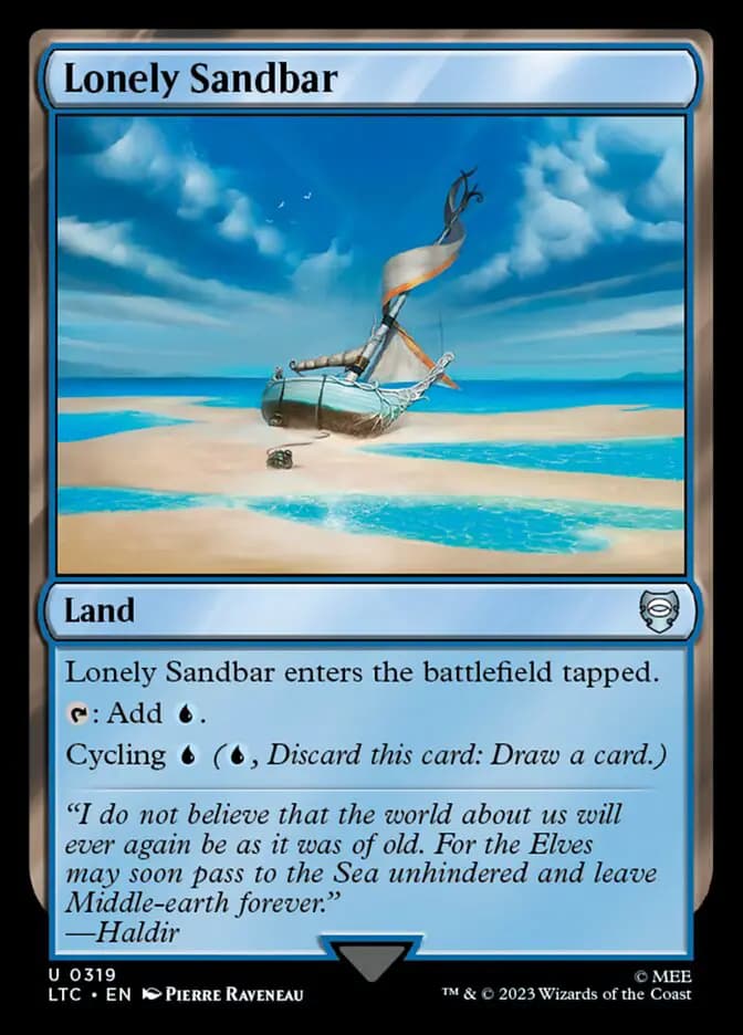 Card image of Lonely Sandbar