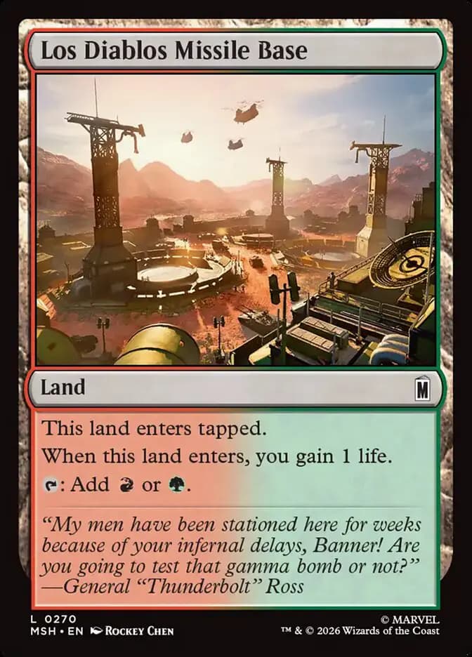 Card image of Los Diablos Missile Base