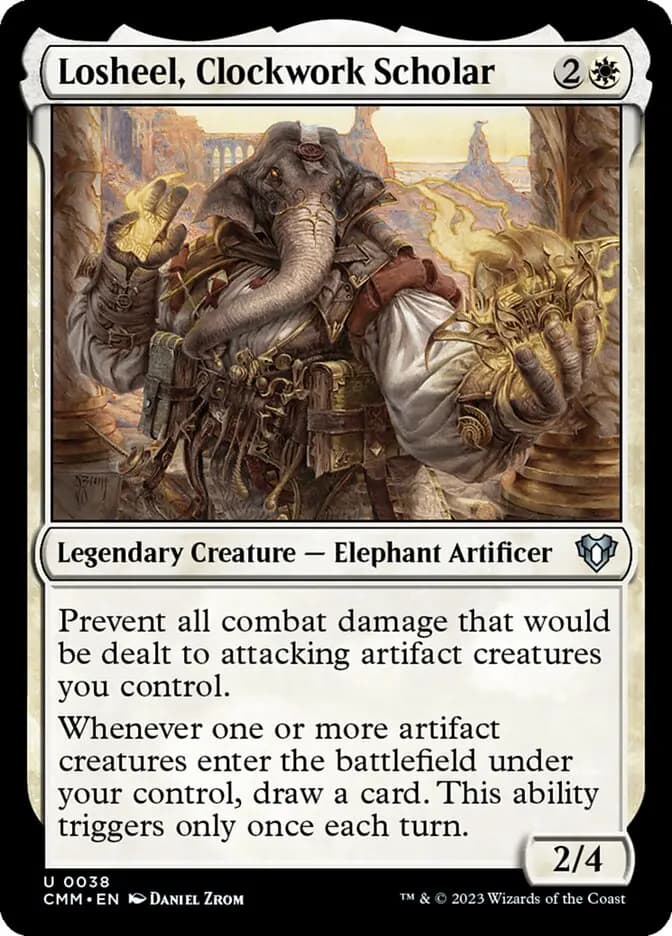 Card image of Losheel, Clockwork Scholar