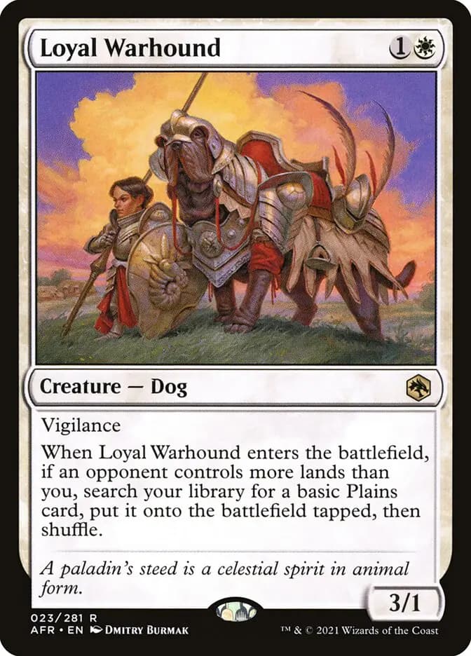 Card image of Loyal Warhound