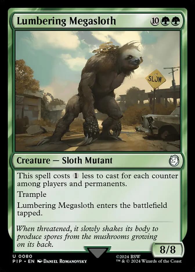 Card image of Lumbering Megasloth