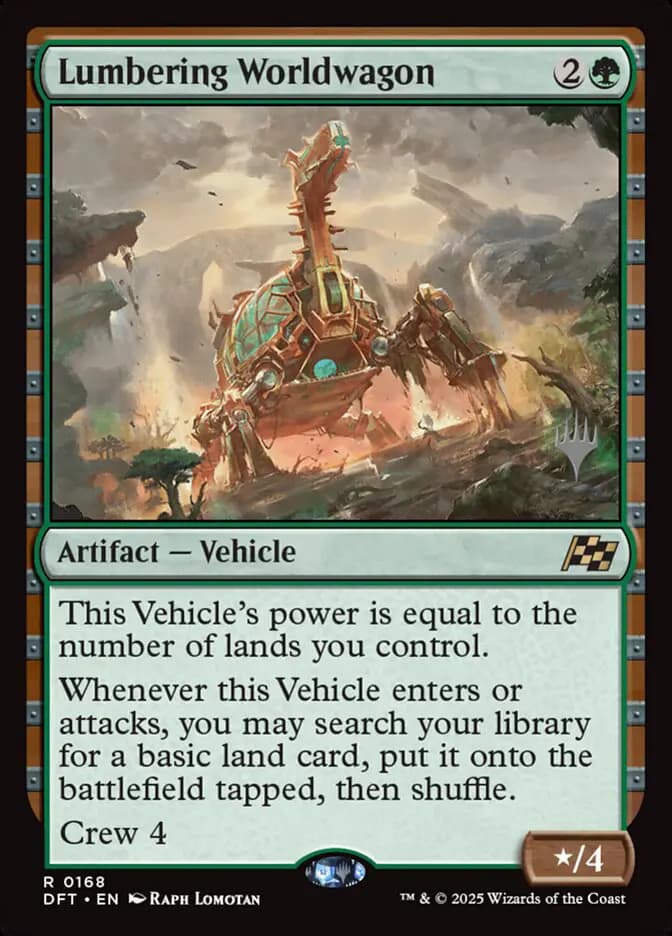 Card image of Lumbering Worldwagon