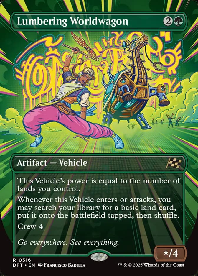 Card image of Lumbering Worldwagon