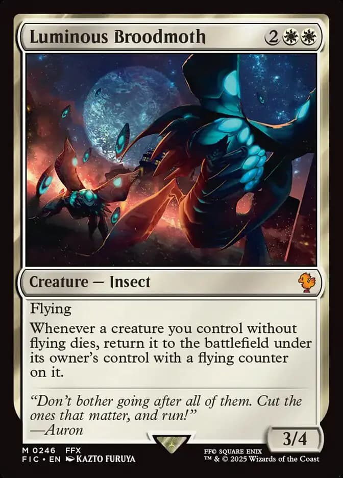 Card image of Luminous Broodmoth