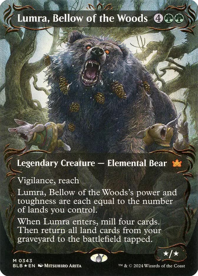 Card image of Lumra, Bellow of the Woods