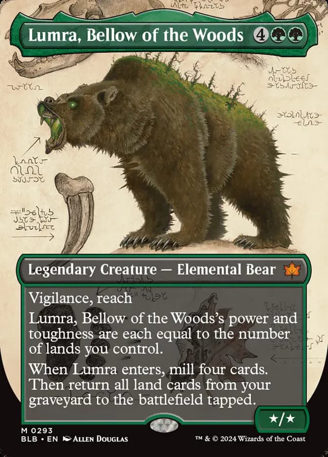 Card image of Lumra, Bellow of the Woods