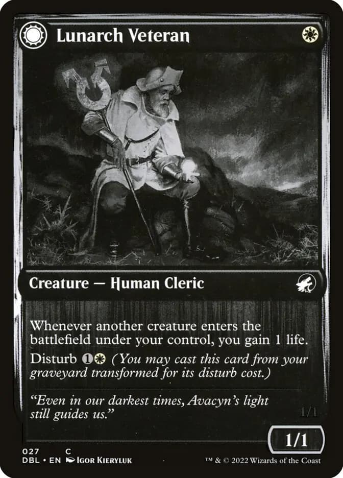 Card image of Lunarch Veteran / Luminous Phantom