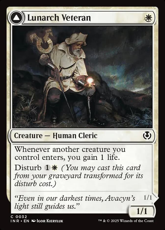 Card image of Lunarch Veteran / Luminous Phantom