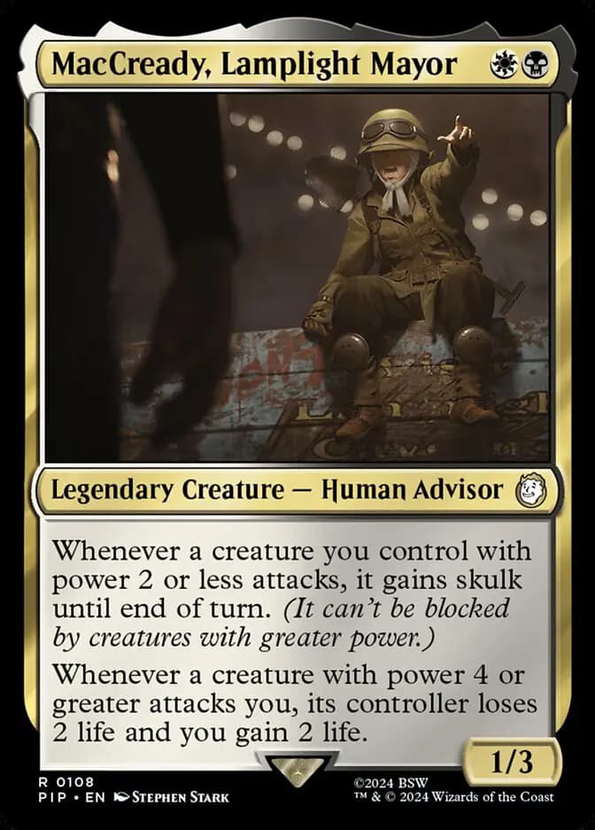 Card image of MacCready, Lamplight Mayor