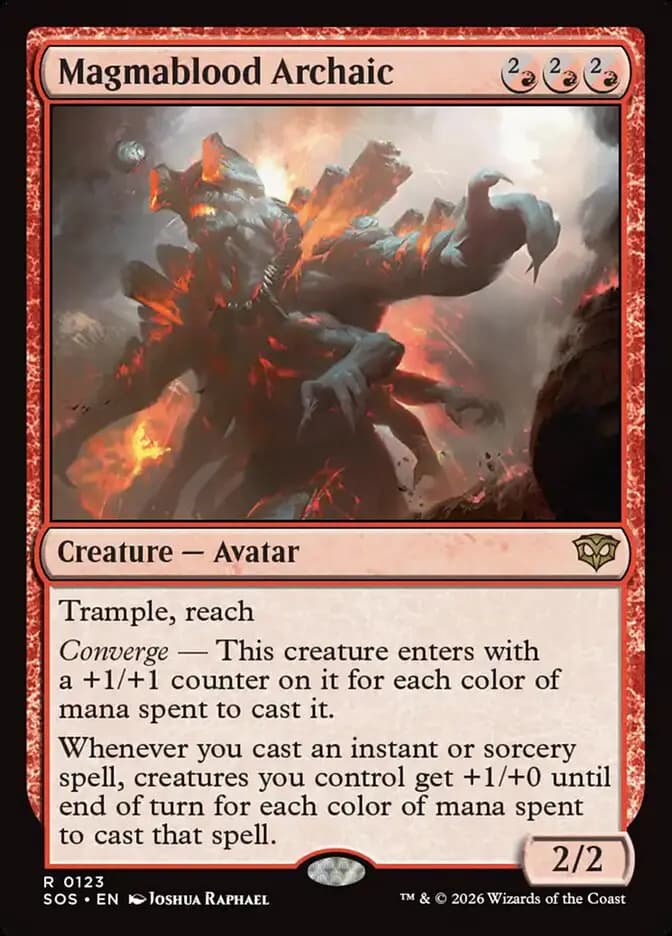 Card image of Magmablood Archaic